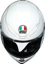  K6 AGV ECE SOLID MPLK WHITE